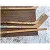 Image 1 : Set Of Three Vintage Wooden Hockey Sticks
