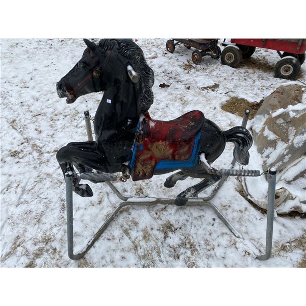 Antique Kids Bouncy Horse