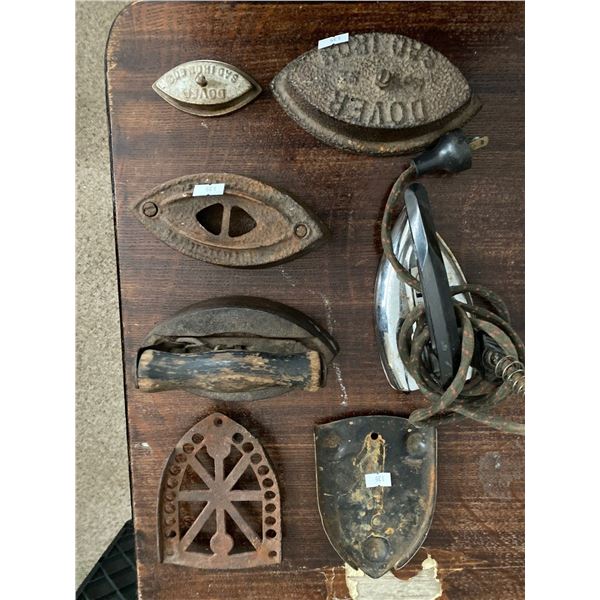 Assortment Of Antique Irons