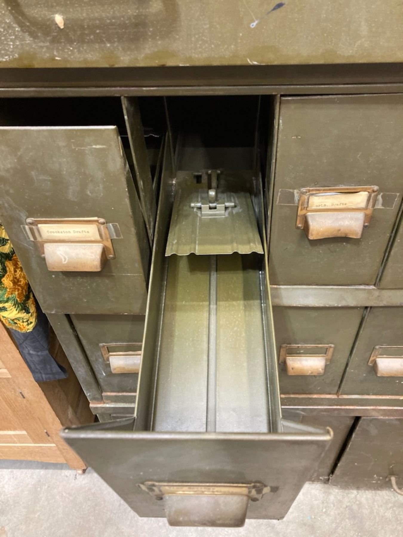 ANTIQUE STEEL STACKABLE, FILE CABINET! INDUSTRIAL! HEAVY DUTY BARRISTER ...