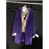 Image 1 : PURPLE/GREEN PANTS, JACKET AND VEST FRENCH RENAISSANCE COSTUME, DAILY RENTAL $135.00