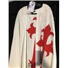 Image 2 : WHITE/RED KNIGHTS OF THE TEMPLAR COSTUME, DAILY RENTAL $100.00