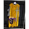 Image 1 : YELLOW ROYAL KNIGHT COSTUME, DAILY RENTAL $95.00