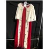 Image 1 : RED ROYAL ROBE, DAILY RENTAL $125.00