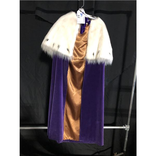 PURPLE ROYAL ROBE, DAILY RENTAL $125.00