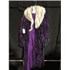 Image 1 : PURPLE STRIPE MAC DADDY COSTUME, DAILY RENTAL $75.00