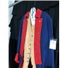 Image 2 : BLUE/RED/CREAM AMERICAN COLONIAL COSTUME, DAILY RENTAL $135.00