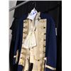 Image 2 : BLUE/CREAM FRENCH COLONIAL COSTUME, DAILY RENTAL $135.00