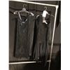 Image 1 : 2 BLACK FLAPPER DRESS COSTUMES, DAILY RENTAL $90.00