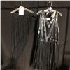 Image 1 : BLACK DANCE DRESS AND BLACK SCARF