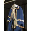 Image 2 : BLUE/GOLD TOWN CRIER COSTUME, DAILY RENTAL $125.00