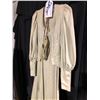 Image 2 : LIGHT GREEN VINTAGE LADIES DRESS AND PURSE COSTUME, DAILY RENTAL $100.00