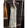 Image 2 : GOLD 1920'S DRESS AND BLUE 1920'S DRESS COSTUMES, DAILY RENTAL $85.00