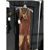 Image 2 : GOLD VELVET 1920'S DRESS WITH HAT COSTUME, DAILY RENTAL $85.00