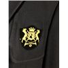 Image 2 : BLACK JACKET WITH GOLD CREST, DAILY RENTAL $40.00