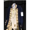 Image 2 : BLUE/BEIGE 1760'S BRITISH MILITARY COSTUME, DAILY RENTAL $145.00