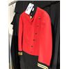 Image 2 : RED/BLACK USHER COSTUME, DAILY RENTAL $45.00