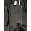 Image 2 : 3 BLACK PINSTRIPE SUIT JACKETS, DAILY RENTAL $75.00