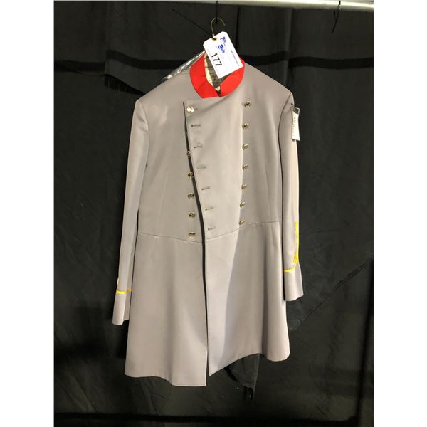 GREY 1861 MILITARY UNIFORM COSTUME, DAILY RENTAL $105.00