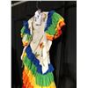 Image 2 : RAINBOW COLOURED DRESS, DAILY RENTAL $80.00