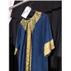 Image 2 : BLUE/GREEN/GOLD ROBE, DAILY RENTAL $75.00