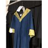 Image 2 : BLUE/GREEN/GOLD ROBE, DAILY RENTAL $75.00