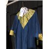 Image 2 : BLUE/GREEN/GOLD ROBE, DAILY RENTAL $75.00