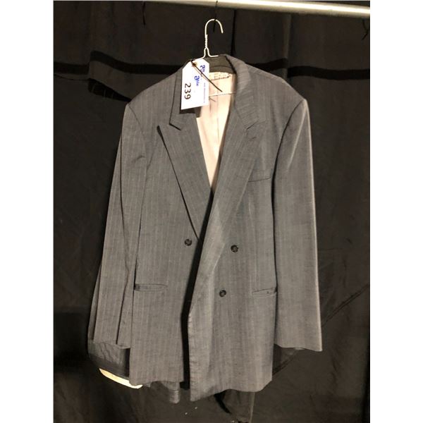 DARK GREY PIN STRIPE SUIT