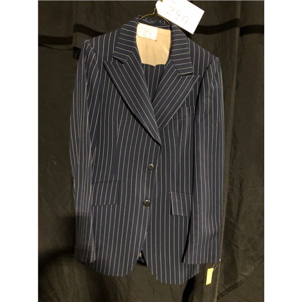 BLUE PIN STRIPE SUIT