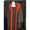 Image 2 : BLACK AND RED GRADUATION ROBE COSTUME