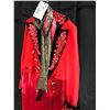 Image 2 : RED EMBELLISHED SHOWMAN'S COSTUME