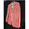 Image 2 : CARNIVAL BARKER RED AND WHITE STRIPED JACKET