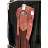 Image 3 : RED/BROWN 1500'S STYLE DRESS, DAILY RENTAL $90.00