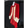 Image 2 : RED 1870'S FRENCH COAT, DAILY RENTAL $65.00