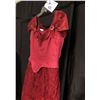 Image 2 : RED COCKTAIL DRESS, DAILY RENTAL $60.00