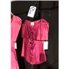 Image 3 : HOT PINK 1980'S DRESS AND TOP, DAILY RENTAL $70.00