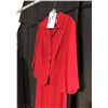Image 2 : RED JACKET AND SKIRT SET, DAILY RENTAL $55.00