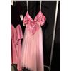 Image 3 : 2 1970'S STYLE PINK DRESSES, DAILY RENTAL $70.00