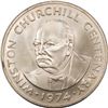 Image 1 : 1974 TURKS & CAICOS 20 CROWNS SILVER, CHURCHILL, MATTE BU, 1.1509 ASW