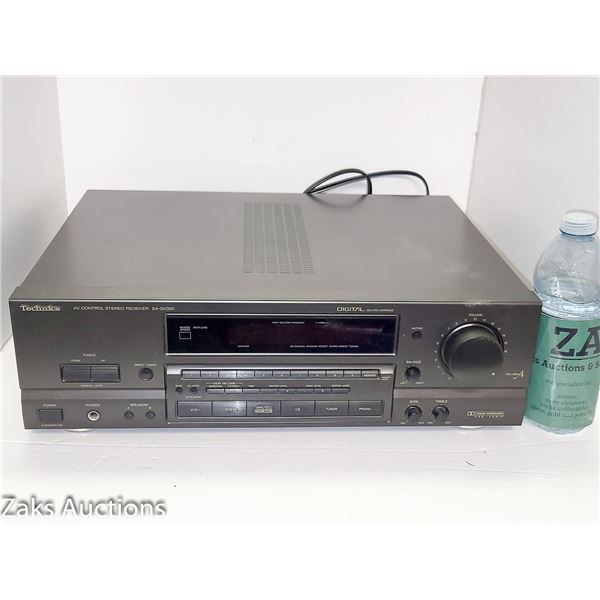 Vintage Tehcnics AV Control Stereo Receiver Model SA-GX350