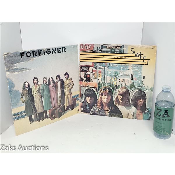 Lot of 2 Vivyl - Foreigner + Sweet desolation boulevard