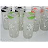 Image 7 : Set of 6 frosted MCM Tall Glass Tumblers