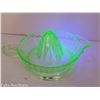 Image 3 : Gorgeous Uranium Depression Glass Citrus Juicer Large