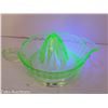 Image 3 : Gorgeous Uranium Depression Glass Citrus Juicer Large