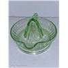 Image 6 : Gorgeous Uranium Depression Glass Citrus Juicer Large