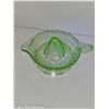 Image 9 : Gorgeous Uranium Depression Glass Citrus Juicer Large