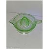 Image 9 : Gorgeous Uranium Depression Glass Citrus Juicer Large