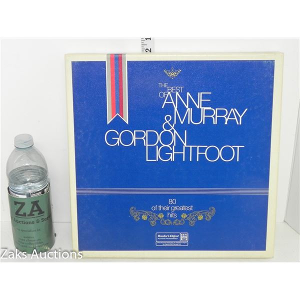 Boxed Set The Best of Anne Murray & Gordon Lightfoot (Complete and Unused)