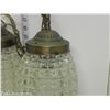 Image 4 : Mid Century Diamond Pattern Double Hanging Pendant Swag Light