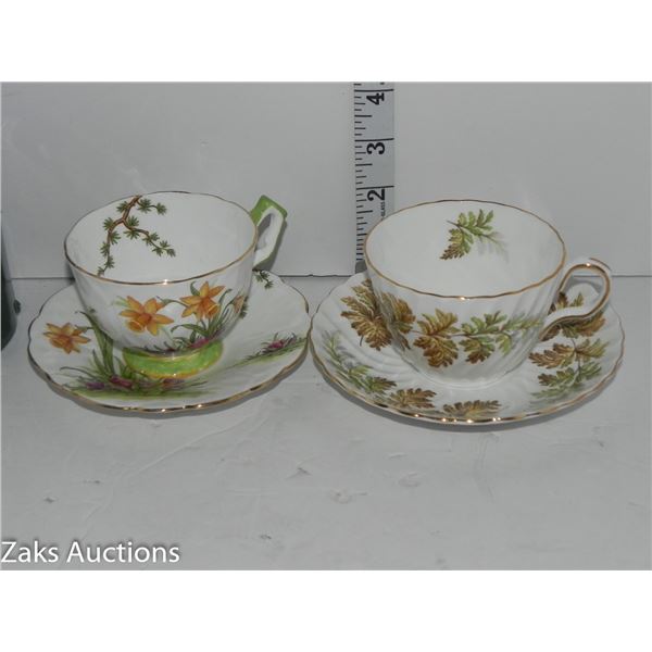 Set of 2 Aynsley Teacups